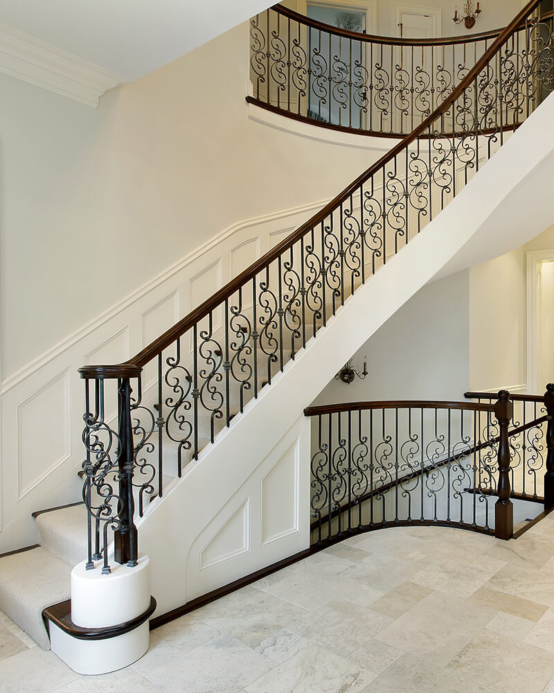 custom stair railings